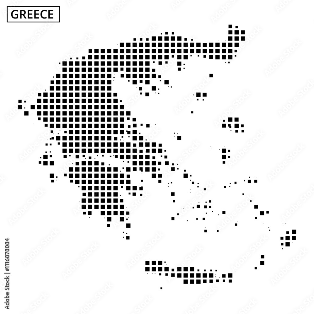 Detailed map outline of Greece showcasing its geographical features Detailed map outline of Greece showcasing its geographical features