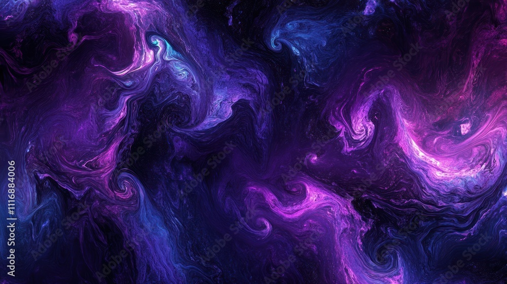 Fototapeta premium A dark purple and blue background with swirling patterns