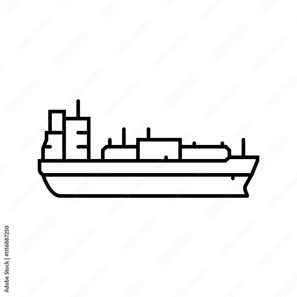 liquefied petroleum gas carrier line icon vector. liquefied petroleum gas carrier sign. isolated contour symbol black illustration liquefied petroleum gas carrier line icon vector. liquefied petroleum gas carrier sign. isolated contour symbol black illustration