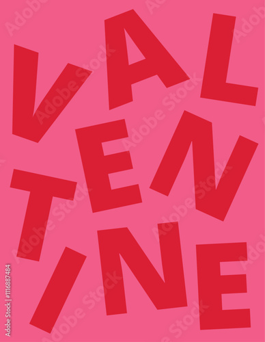 Banner background valentine love with pink 