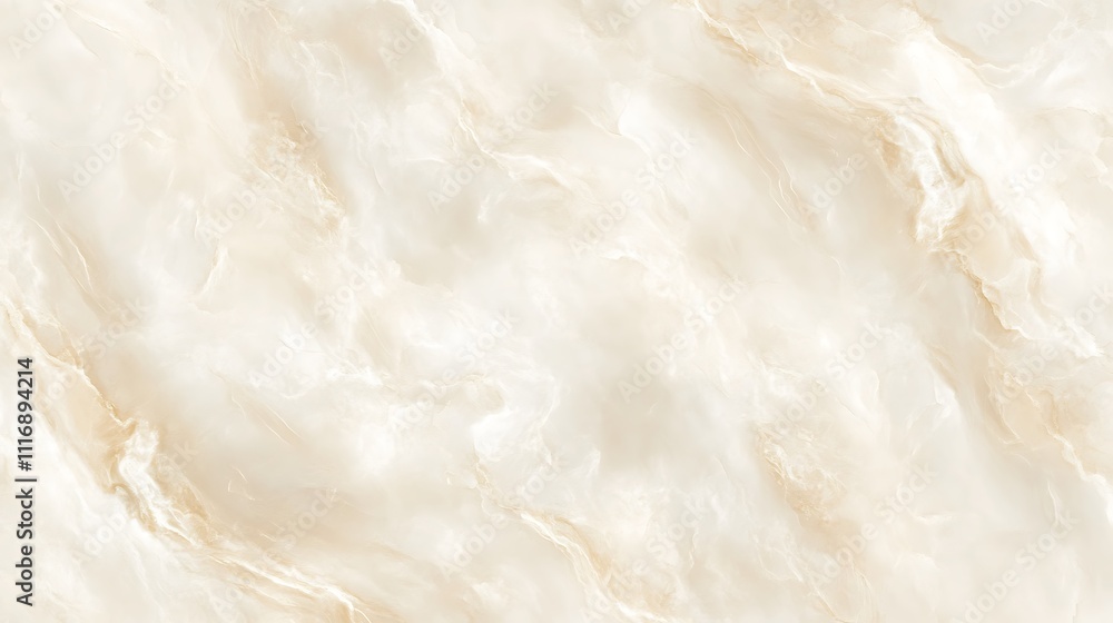 Obraz premium Smooth, creamy marble texture with subtle veins in beige and cream tones.