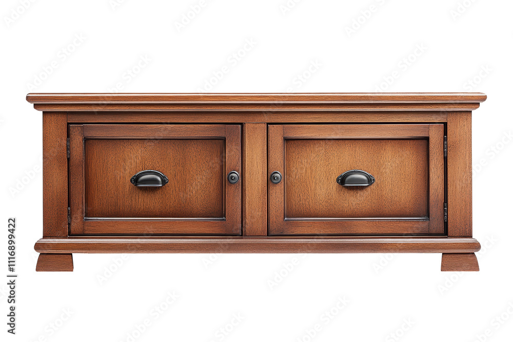 Elegant wooden storage cabinet displayed in modern home interior with rustic charm Elegant wooden storage cabinet displayed in modern home interior with rustic charm