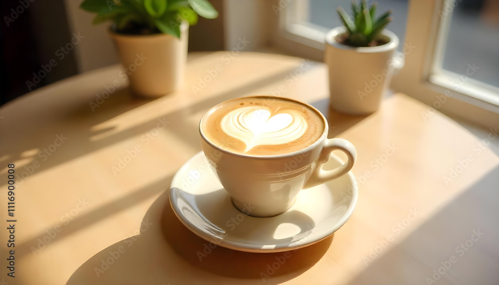 morning coffee with love illustration shine morning coffee with love illustration shine