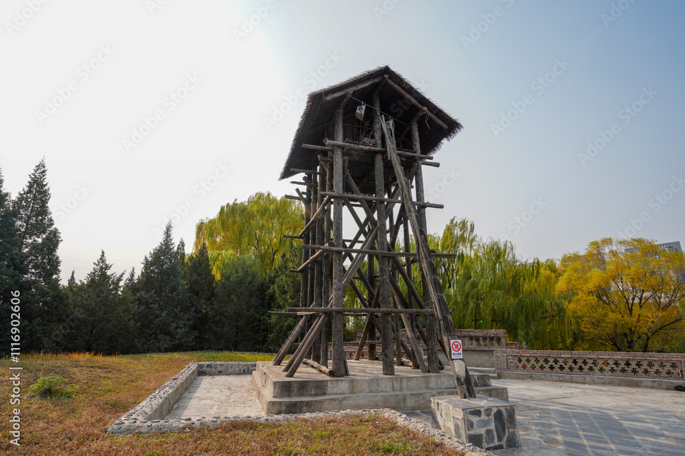Taiya Watchtower, an aboriginal of Taiwan Scenic Spot, China Ethnic Museum, Beijing Taiya Watchtower, an aboriginal of Taiwan Scenic Spot, China Ethnic Museum, Beijing