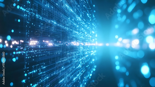 Wallpaper Mural Abstract Futuristic Digital Technology Background Torontodigital.ca