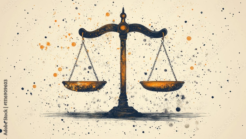 Scales of Justice Abstract Artwork Scales of Justice Abstract Artwork