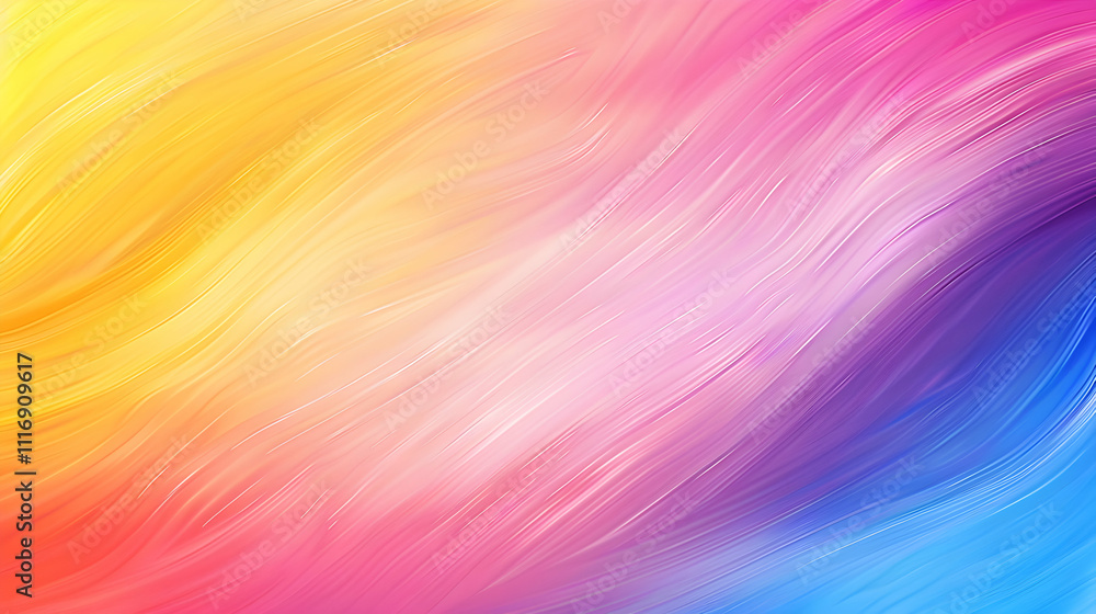 Obraz premium A vibrant abstract background featuring smooth, flowing colors in a gradient pattern.