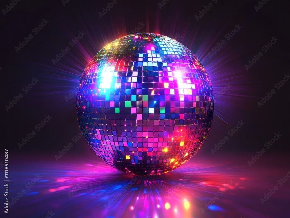 Obraz premium Disco Ball Light Show
