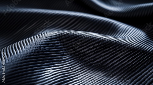 Wallpaper Mural Sleek carbon fiber texture in black and gray, techy and modern Torontodigital.ca