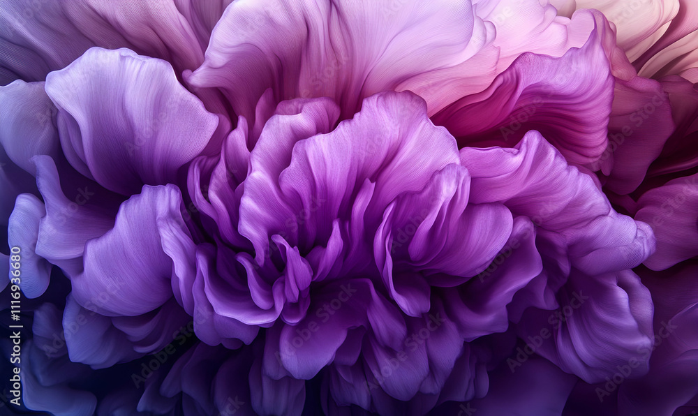 A vibrant, abstract depiction of flowing purple petals, showcasing soft gradients and textures. A vibrant, abstract depiction of flowing purple petals, showcasing soft gradients and textures.