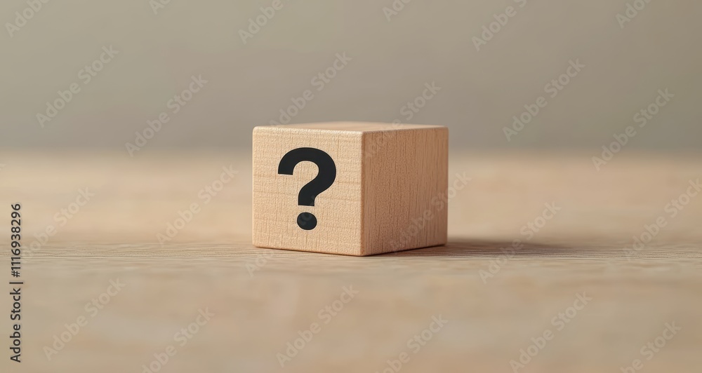 Question and Answer Concept on Wooden Cube for Business Communication Question and Answer Concept on Wooden Cube for Business Communication
