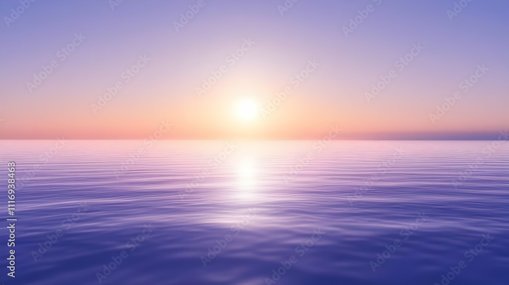 Serene sunset over calm waters, creating a tranquil and peaceful atmosphere. Serene sunset over calm waters, creating a tranquil and peaceful atmosphere.