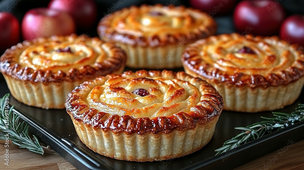 Delicious Apple Cranberry Tarts Baked To Golden Perfection Delicious Apple Cranberry Tarts Baked To Golden Perfection