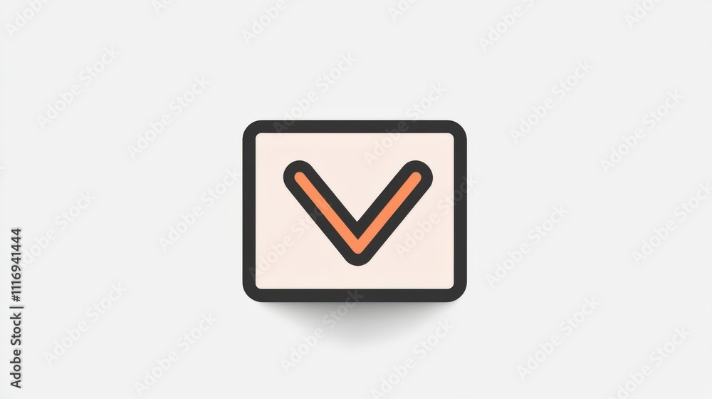 Arrow pointing downward inside a rectangular box icon Arrow pointing downward inside a rectangular box icon