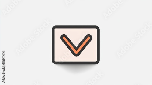 Free Download Arrow pointing downward inside a rectangular box icon - GFXLoad