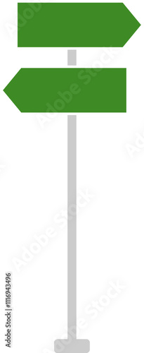 Realistic Road Sign
