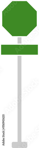 Realistic Road Sign
