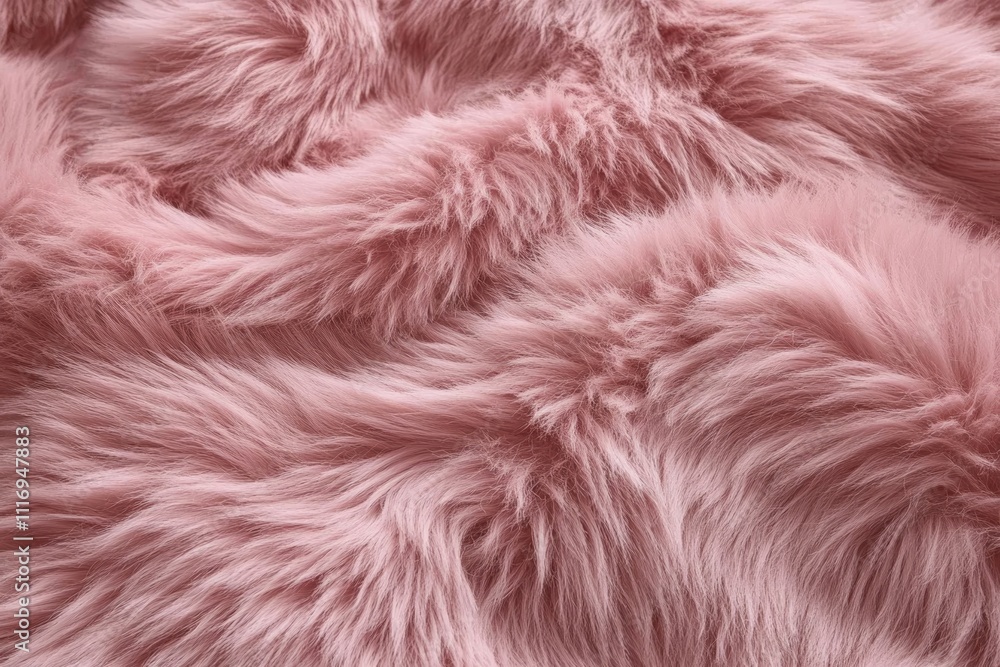 Fluffy Pink Faux Fur Texture Soft Cozy Macro Background Fluffy Pink Faux Fur Texture Soft Cozy Macro Background