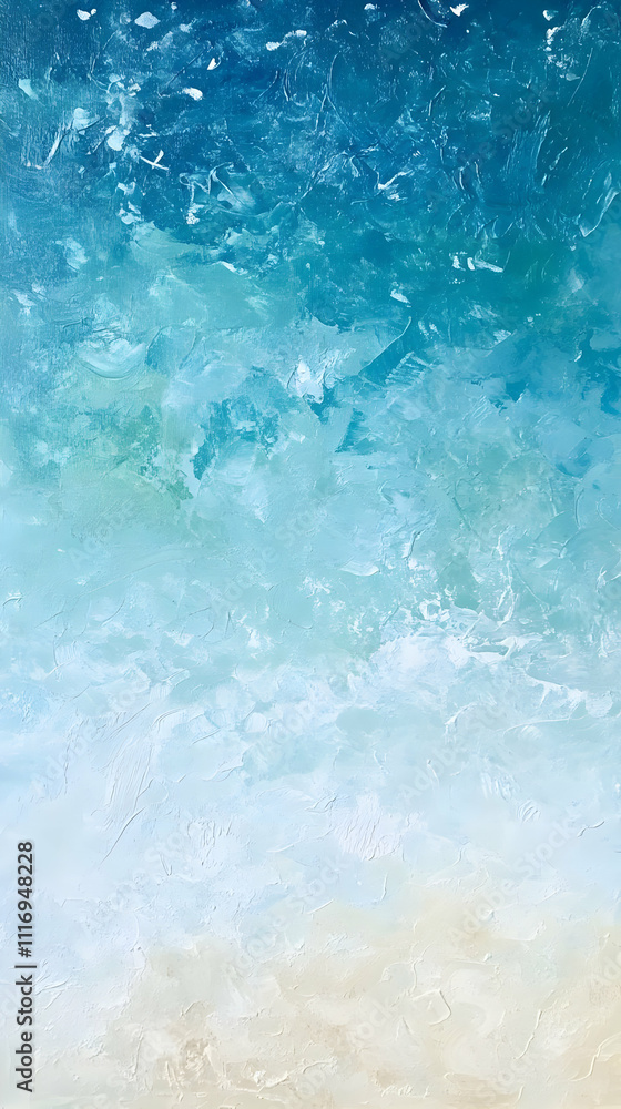 Abstract ocean waves in shades of blue and white, evoking tranquility and nature's beauty. Abstract ocean waves in shades of blue and white, evoking tranquility and nature's beauty.