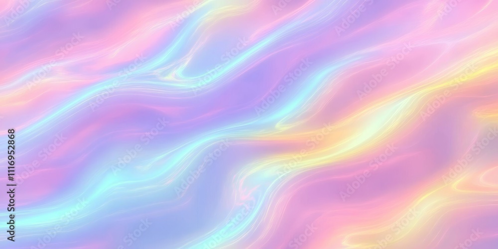 Iridescent Rainbow Foil Texture with Soft Holographic Pastel Marble Background Abstract Swirl Illustration Iridescent Rainbow Foil Texture with Soft Holographic Pastel Marble Background Abstract Swirl Illustration