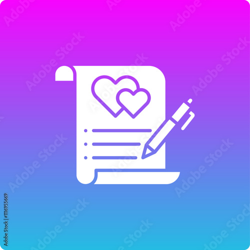 Wedding Contract Icon