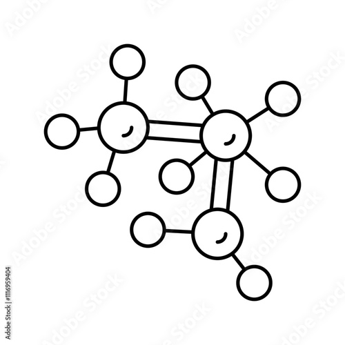 test tube baby genetic engineering line icon vector. test tube baby genetic engineering sign. isolated contour symbol black illustration
