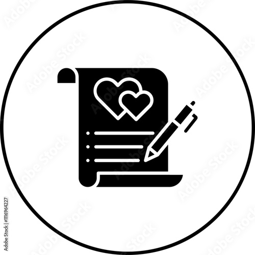 Wedding Contract Icon