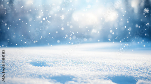 Wallpaper Mural Serene Winter Snowscape Under Sunlight Torontodigital.ca