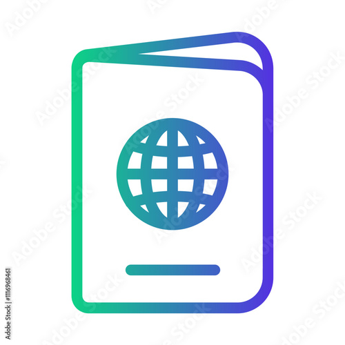 citizen Line Gradient Icon