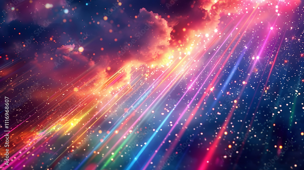 colorful light cinematic style colorful light cinematic style