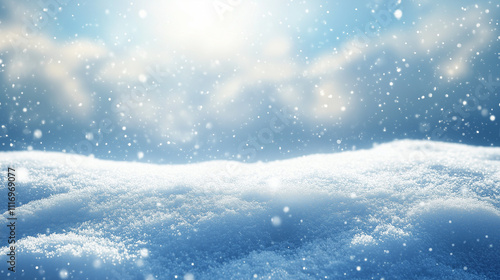 Wallpaper Mural Serene Winter Snowscape Under Sunlight Torontodigital.ca