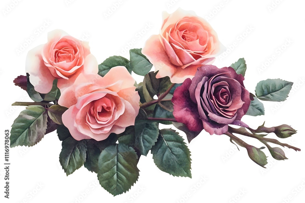 Set of Hand drawn watercolor illustration Red Apple Flowers. Vector, Isolated on white background. Element for design of invitations, flower, watercolor, blossom, cherry, pink, sakura, orchid, spring, Set of Hand drawn watercolor illustration Red Apple Flowers. Vector, Isolated on white background. Element for design of invitations, flower, watercolor, blossom, cherry, pink, sakura, orchid, spring,