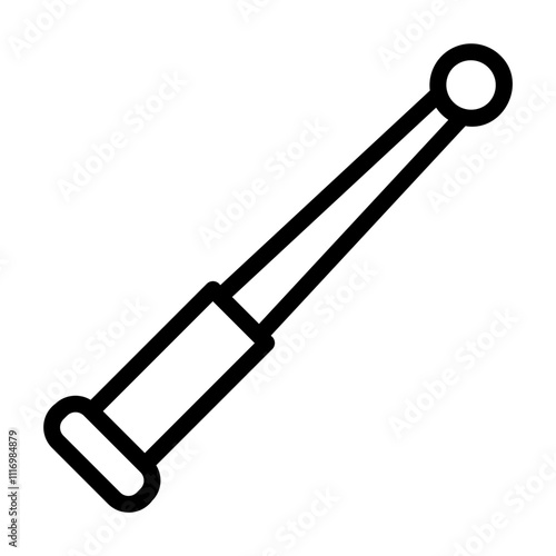 baton Line Icon