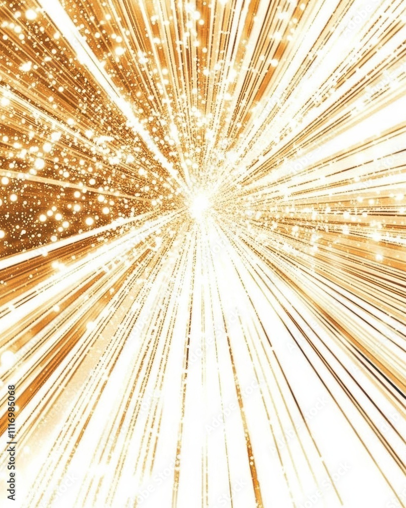 Fototapeta premium [Confetti explosion at night celebrations] Sparkling Starlight Bokeh Effect Artistic Celebration Background with Bright White Specks and Dark Gradient