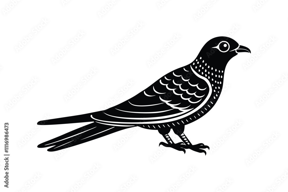 Obraz premium Cuckoo vector illustration