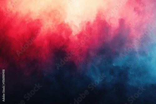 Abstract Smooth Gradient Background Red Blue Blurred Light Field Painting Tranquility