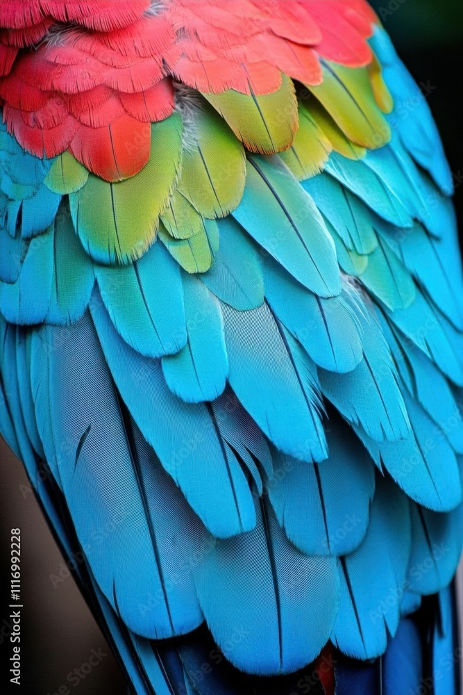 Close-up of colorful feathers showcasing vibrant hues and textures. Close-up of colorful feathers showcasing vibrant hues and textures.