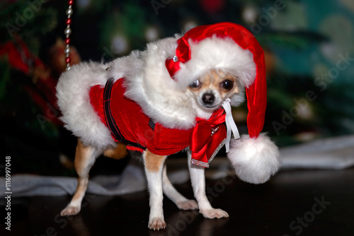  Santa Chihuahua, Chihuahua in fancy dress