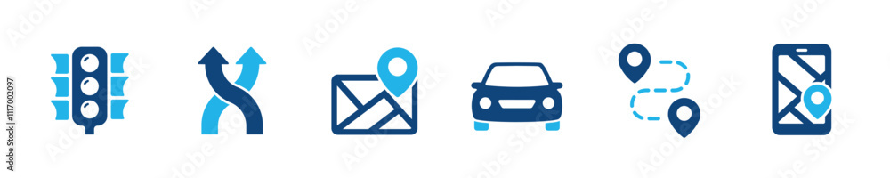 Set of glyph solid icons related navigation, GPS, road, map. Perfect pixel on transparent background Set of glyph solid icons related navigation, GPS, road, map. Perfect pixel on transparent background