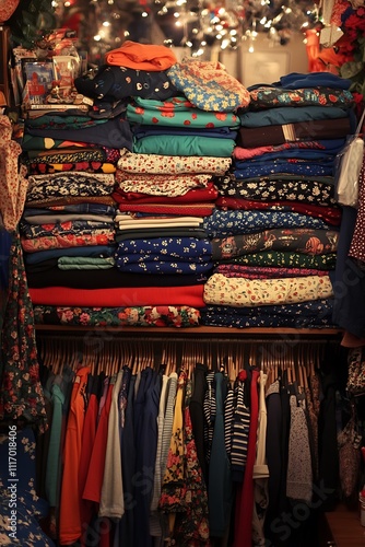 A home office space converted from a small closet, efficiently organized.