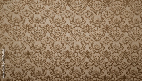 빈티지 패턴 벽지 올드한 감성이 느껴지는 세피아 톤의 꽃무늬 패턴 벽지