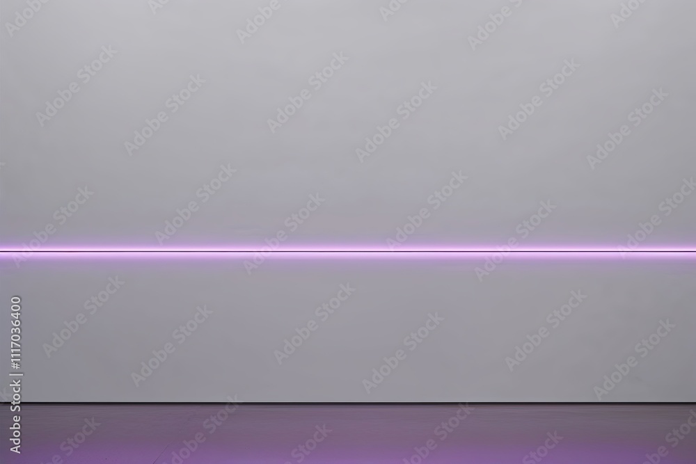 Fototapeta premium Elegant Purple Line on Minimalist Background Design