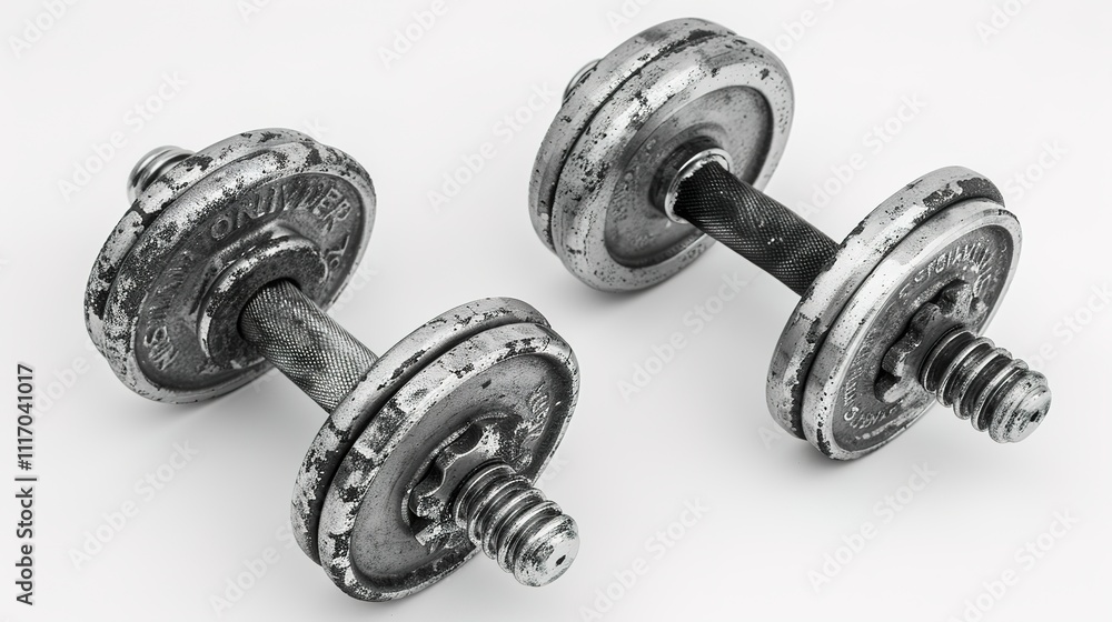 Barbell Isolated on White Background, Standing Alone as a Symbol of Strength and Fitness, Ready for Use. Barbell Isolated on White Background, Standing Alone as a Symbol of Strength and Fitness, Ready for Use.