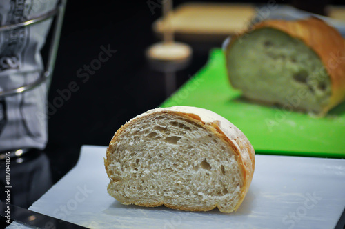 bread , whole wheat bread or sourdough bread or loaf of bread or cut bread