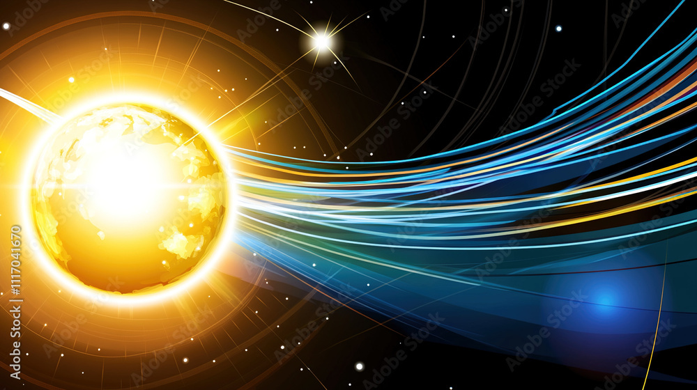 Earth axis diagram illustration showing the tilt of the Earth's rotational axis relative to its orbital plane, explaining the cause of seasonal changes and the distribution of sunlight. Earth axis diagram illustration showing the tilt of the Earth's rotational axis relative to its orbital plane, explaining the cause of seasonal changes and the distribution of sunlight.