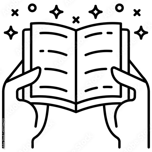 Reading Book Icon photo