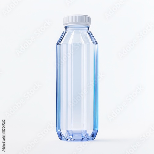 Transparent Smart Hydration Bottle Design Concept photo