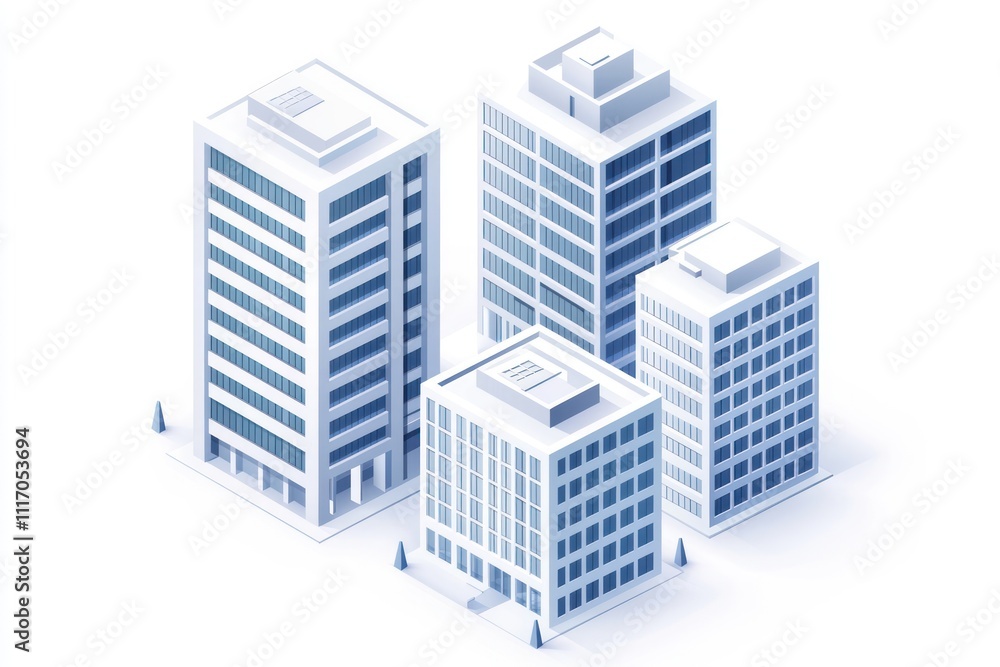 Paper model of a futuristic city with winding roads, rivers, and tall buildings. Paper model of a futuristic city with winding roads, rivers, and tall buildings.
