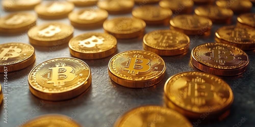Bitcoin Coins Stack as Financial Technology Concept for Investment Success and Economic Growth Bitcoin Coins Stack as Financial Technology Concept for Investment Success and Economic Growth
