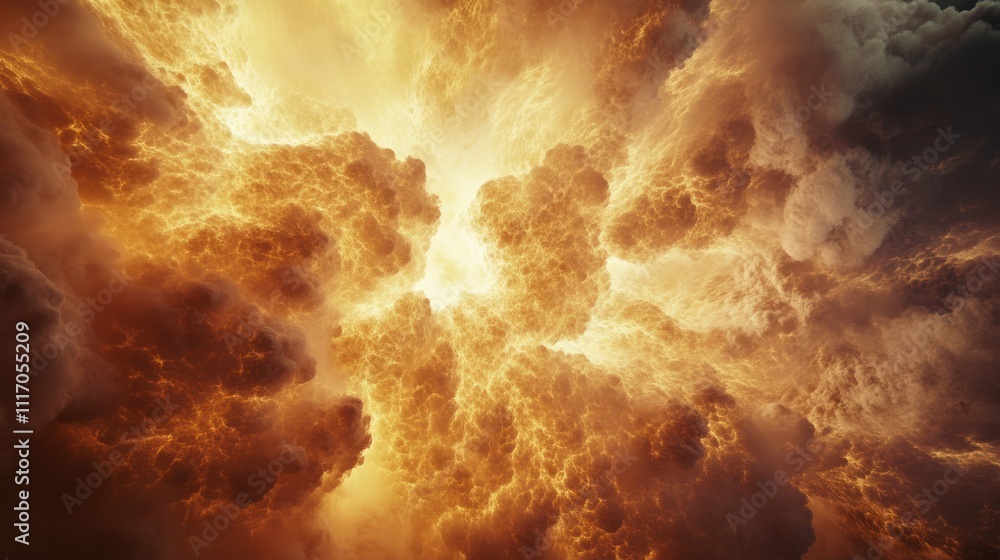 Fiery Sky: A Dramatic Display of Nature's Power Fiery Sky: A Dramatic Display of Nature's Power